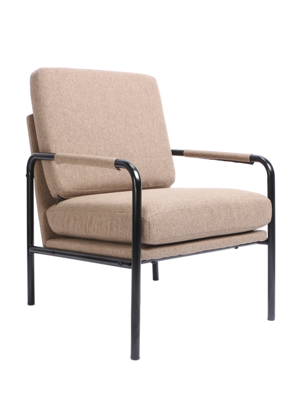 Lucio-Soften Leisure chair  with linen fabric