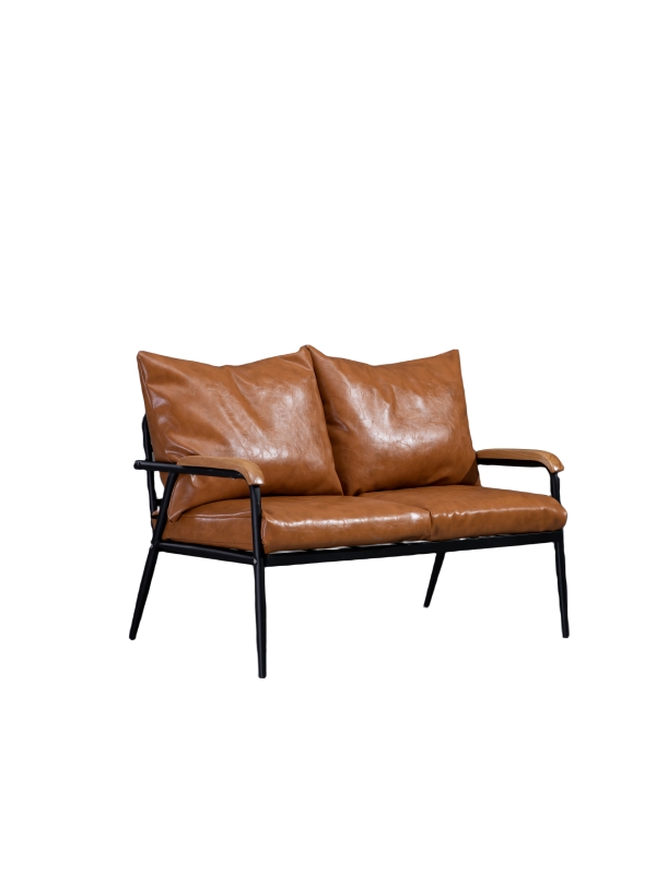 Roach B-Brown Sofa with PU fabric